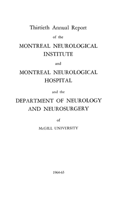 Montreal Neurological Hospital