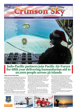 Indo-Pacific Partners Join Pacific Air Forces for 68Th Year Delivering