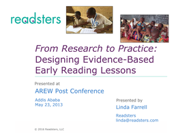 Decodable Readers and Leveled Readers for Transparent Orthographies