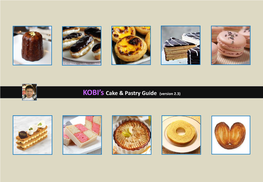 KOBI's Cake & Pastry Guide