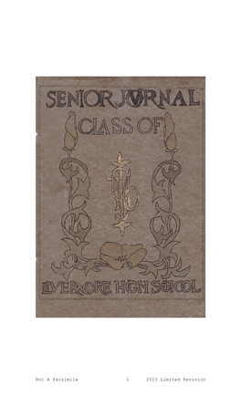 Livermore High Senior Journal
