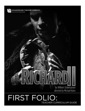 Richard II First Folio