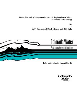 Water Use and Management in an Arid Region (Fort Collins, Colorado and Vicinity)