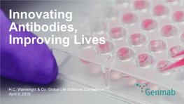 Innovating Antibodies, Improving Lives