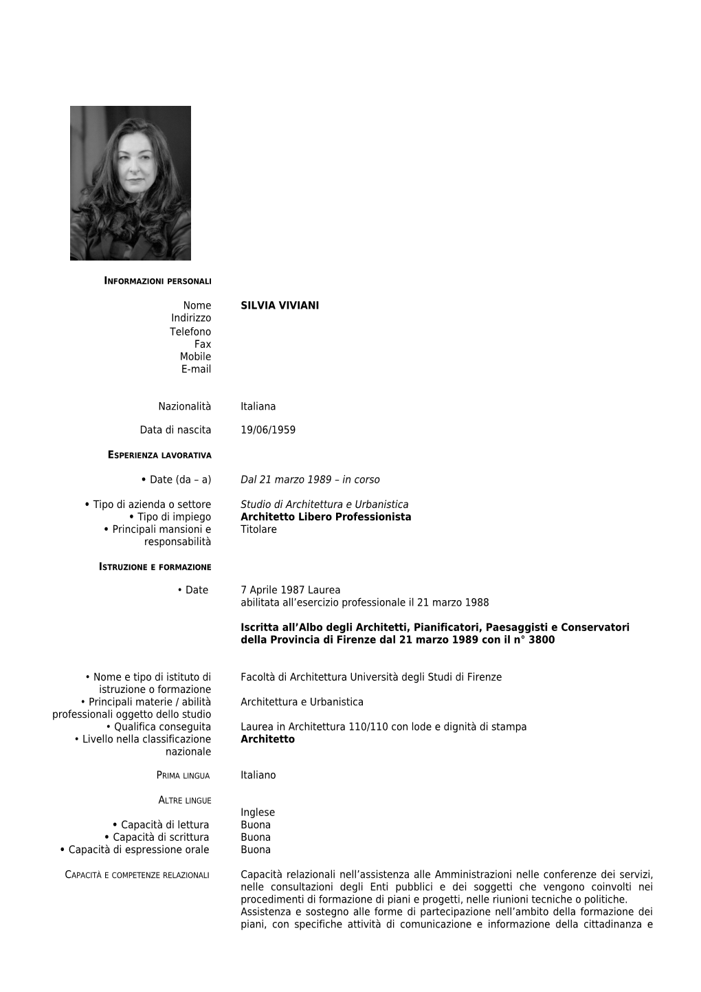 Curriculum Vitae