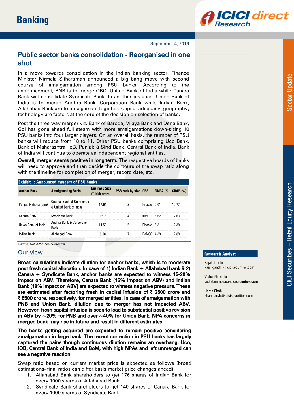 Sector Update | Banking ICICI Direct Research