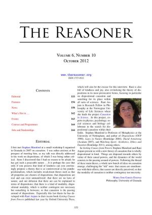 Volume 6, Number 10 October 2012