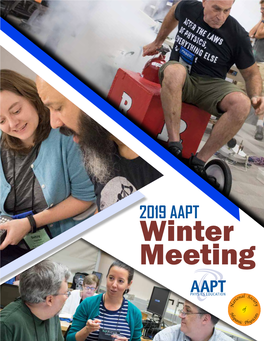 2019 AAPT Winter Meeting