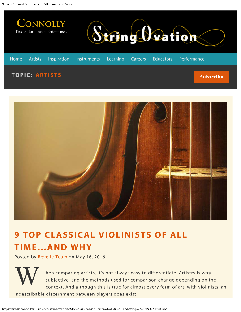 9 Top Classical Violinists of All Time...And Why