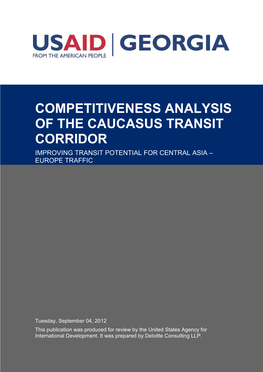 EPI Economic Competitiveness Analysis of the Caucasus Transit