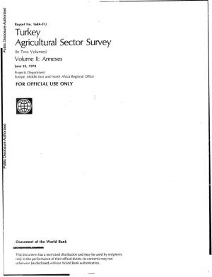 Agricultural Sector Survey