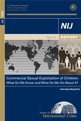 Commercial Sexual Exploitation of Children: What Do We Know and What Do We Do About It?