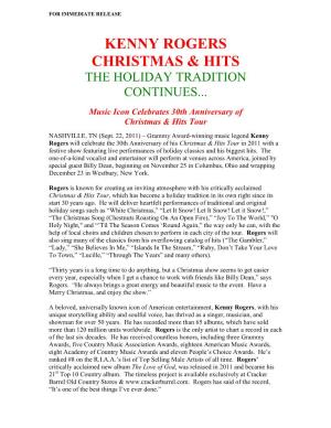 Kenny Rogers Christmas & Hits
