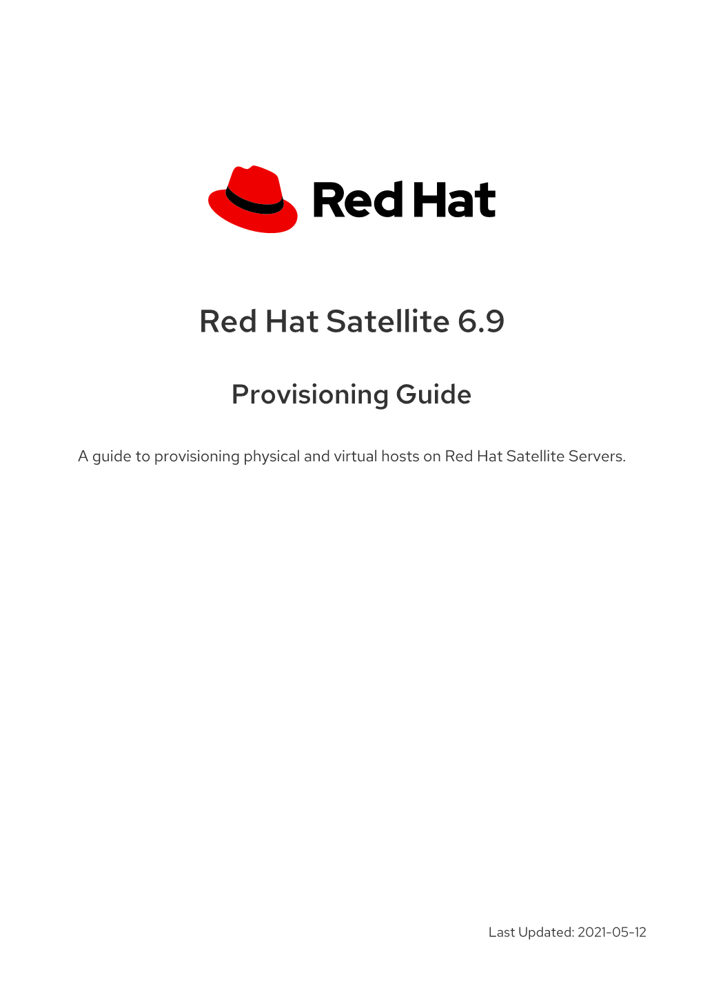 Red Hat Satellite 6.9 Provisioning Guide