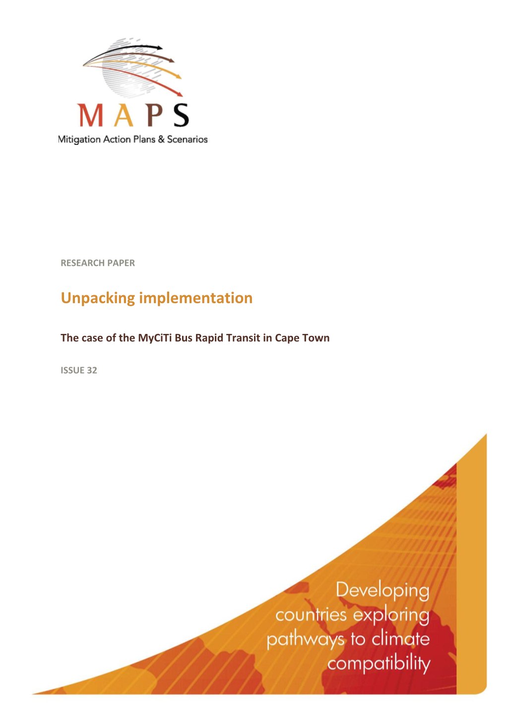 Unpacking Implementation: the Case of the Myciti Bus