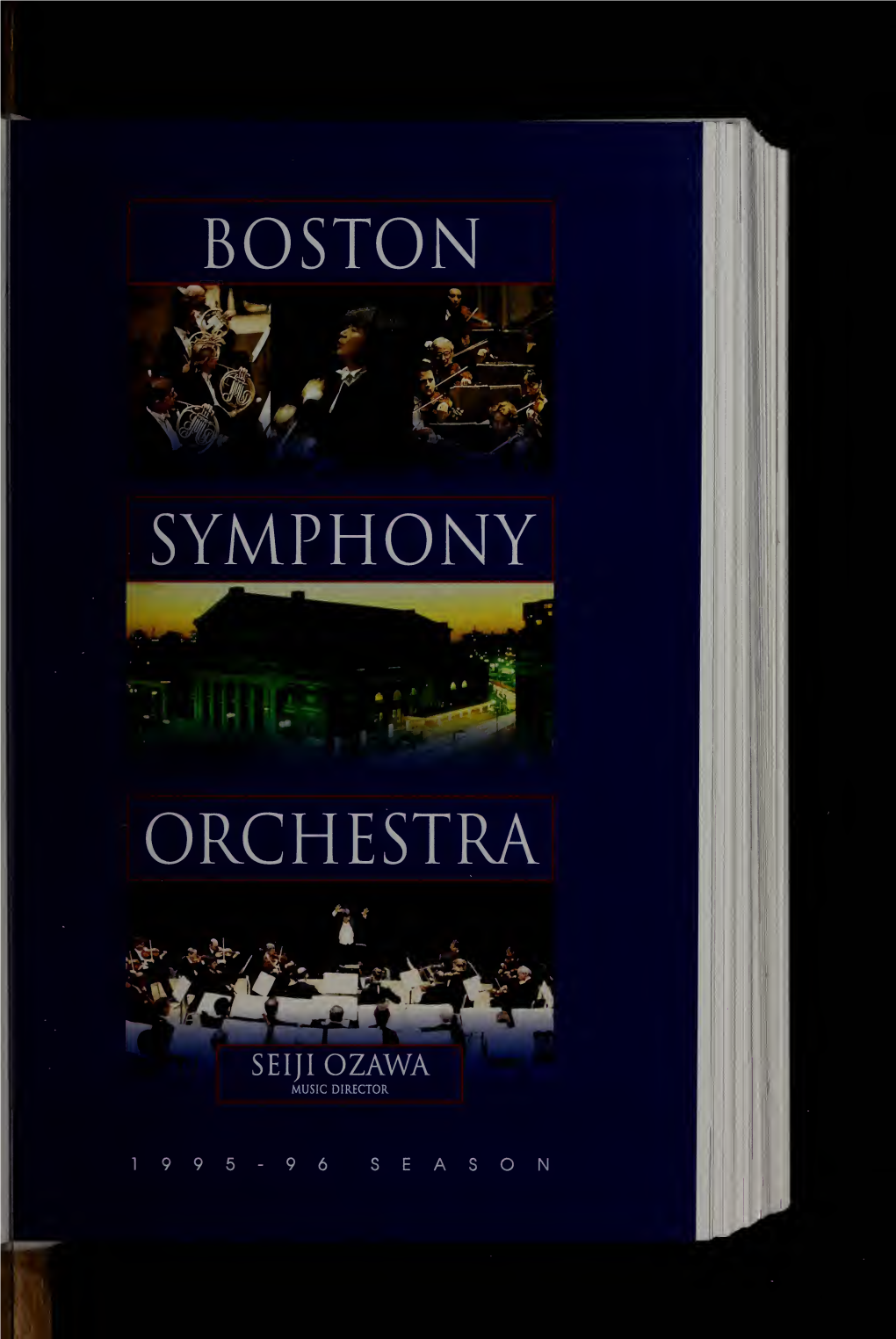 Boston Symphony Orchestra Concert Programs, Season 115, 1995-1996