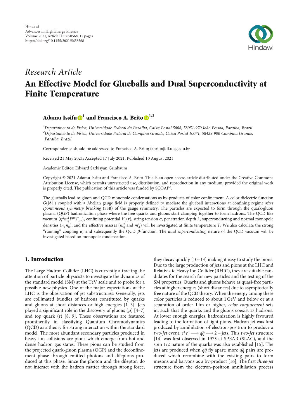 An Effective Model for Glueballs and Dual Superconductivity at Finite Temperature