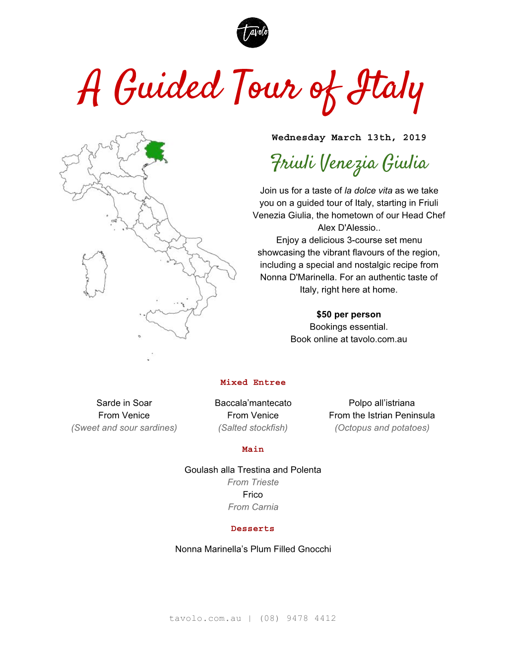 A Guided Tour of Italy