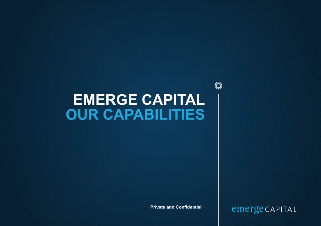 Emerge Capital Our Capabilities