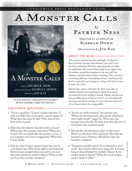 A Monster Calls by Patrick Ness Inspired by an Idea from Siobhan Dowd