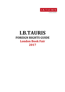 I. B. Tauris London Book Fair 2017