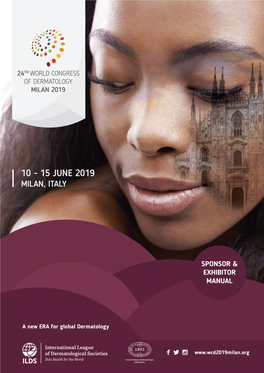10 - 15 June 2019 Milan, Italy