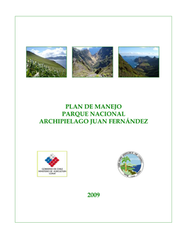 Plan De Manejo Parque Nacional Archipiélago Juan Fernández Programa De Administración
