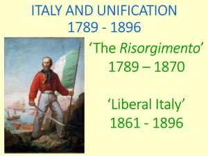 Italian Reunification