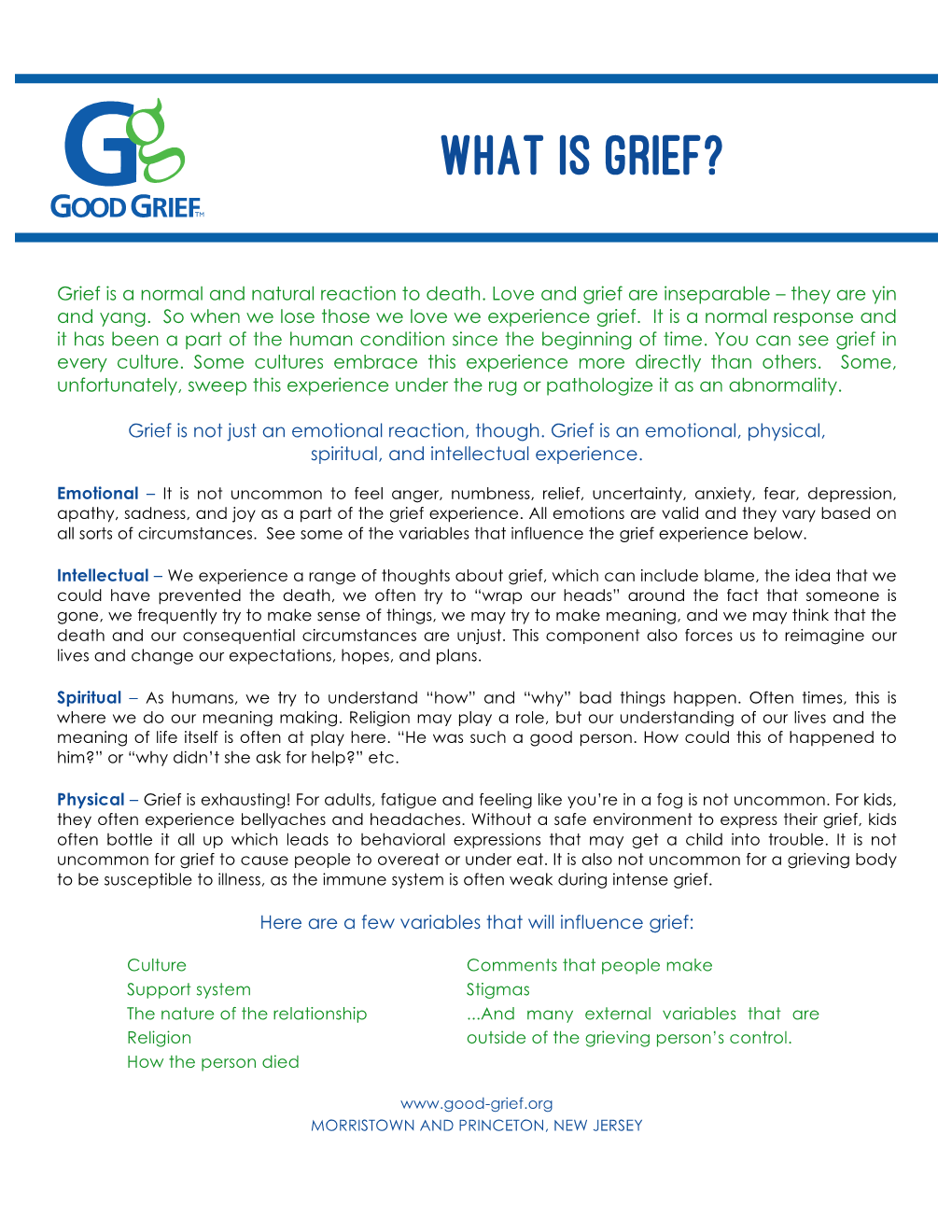 What Is Grief?