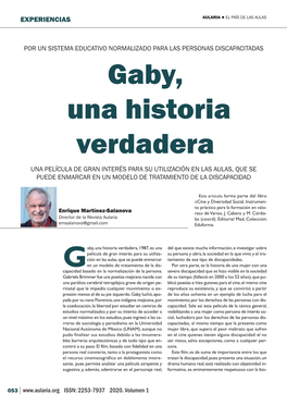 Gaby, Una Historia Verdadera