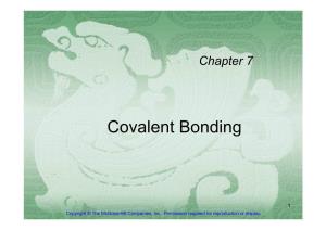 Chapt07 Covalent Bonding