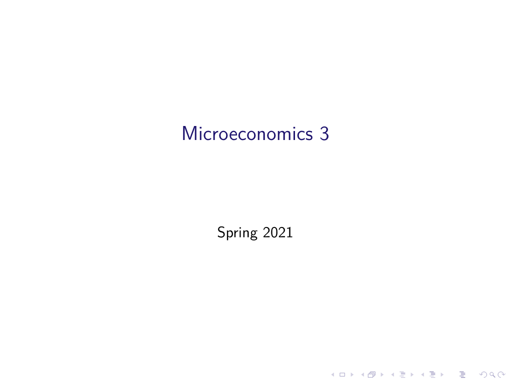 Microeconomics 3