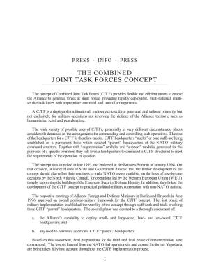 The Combined Joint Task Forces Concept