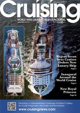 Regent Seven Seas Cruises Orders New Luxury