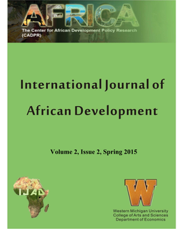 International Journal of African Development, Vol. 2, Issue 2