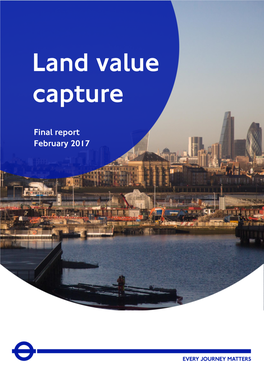 Land Value Capture Report