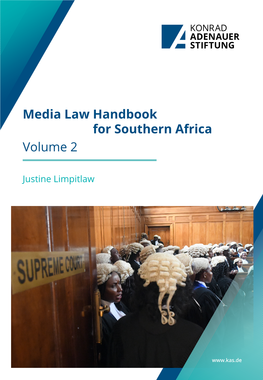 Media Law Handbook for Southern Africa Volume 2