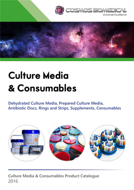 View Our Culture Media & Consumables