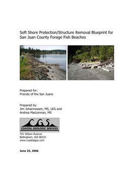 Soft Shore Restoration Blueprint