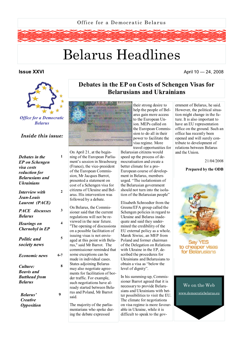 Belarus Headlines XXVI.Pub