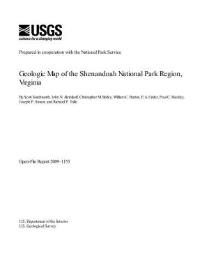 Geologic Map of the Shenandoah National Park Region, Virginia