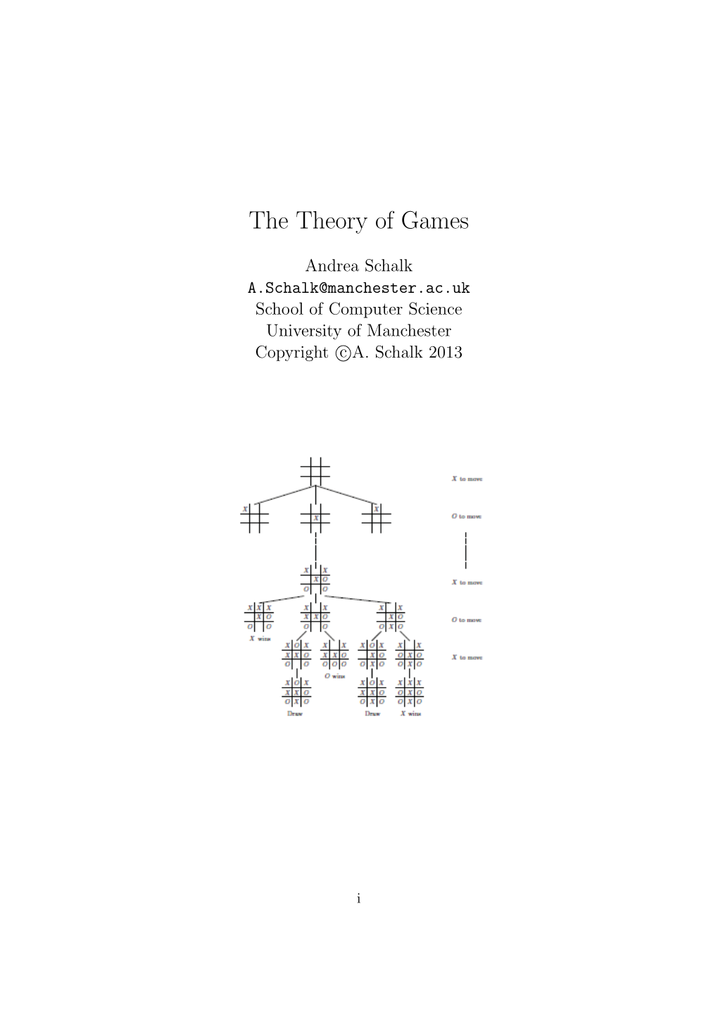 The Theory of Games