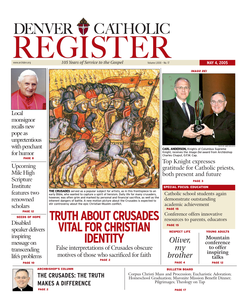 Truth About Crusades Vital for Christian Identity