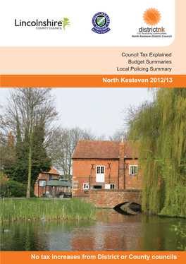 No Tax Increases from District Or County Councils North Kesteven