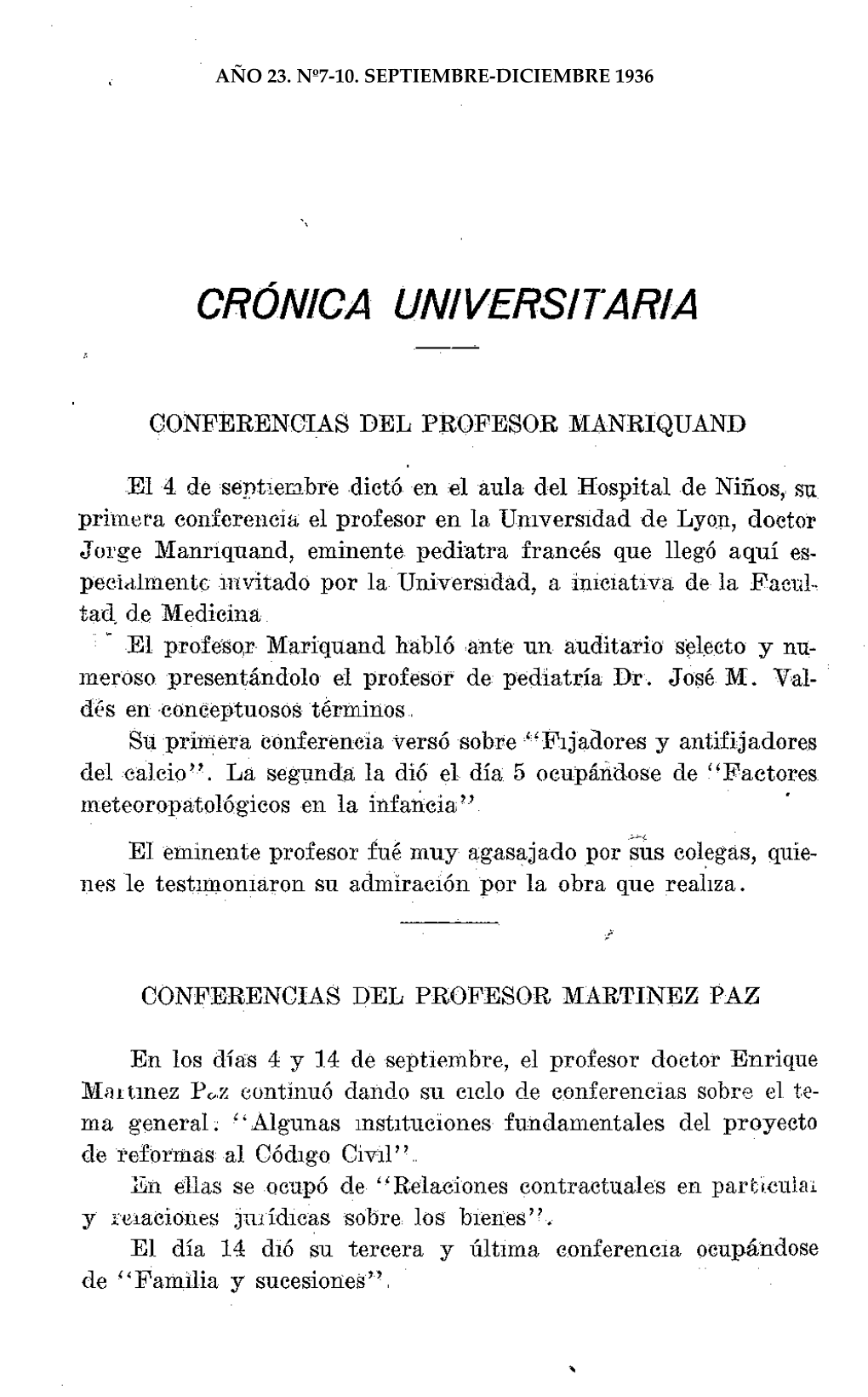 Crónica Universitaria