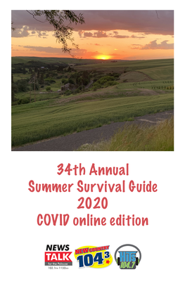 34Th Annual Summer Survival Guide 2020 COVID Online Edition