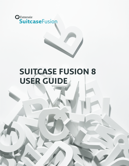 Suitcase Fusion 8 Guide