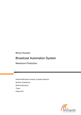 Broadcast Automation System