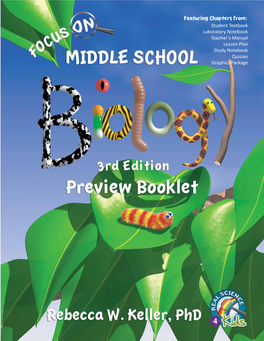 Biology 3Rd Edition Preview Booklet Where You Can Take Our One Semester Unit Study Program for a Test Run!