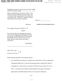 Filed: New York County Clerk 10/01/2019 05:52 Pm Index No